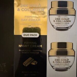 24K Gold & Collagen Firming Day and Night Cream Duo Pack